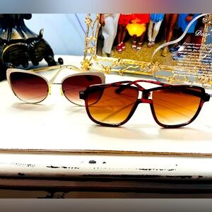 2 Stylish Pair of Women's Sunglasses